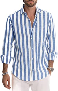 Blue Striped Casual Shirt Long Sleeve